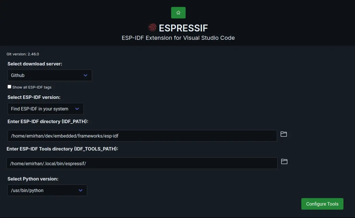 VS Code ESP-IDF Extension