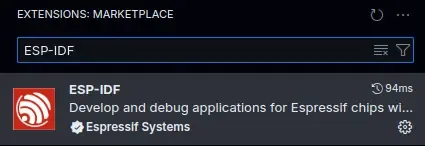 VS Code ESP-IDF Extension